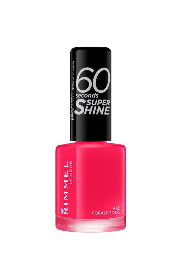 Rimmel London 60 Seconds Super Shine Nail Polish Coralicious