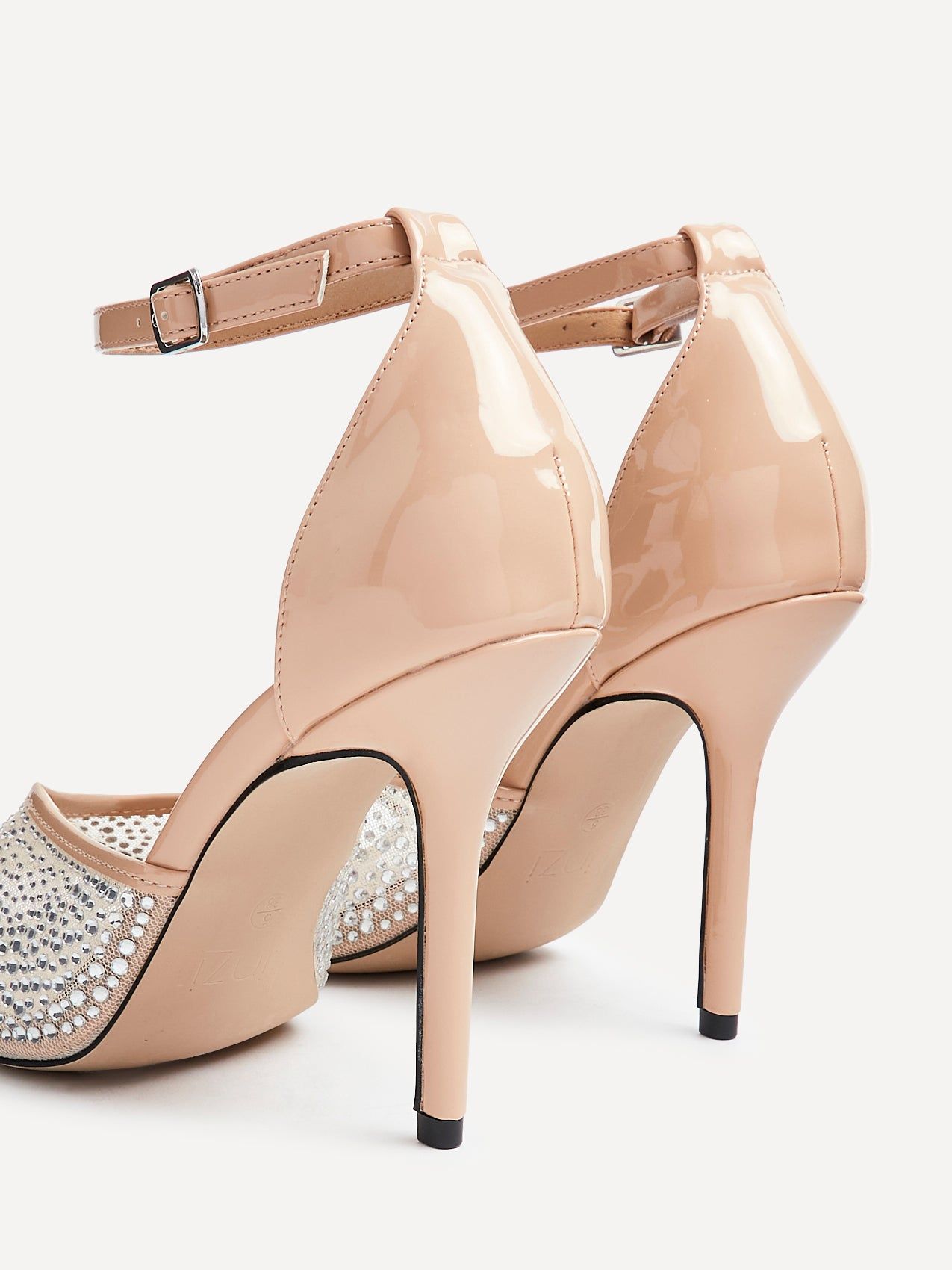 Linzi Erica Nude Patent Stiletto Heel image 5