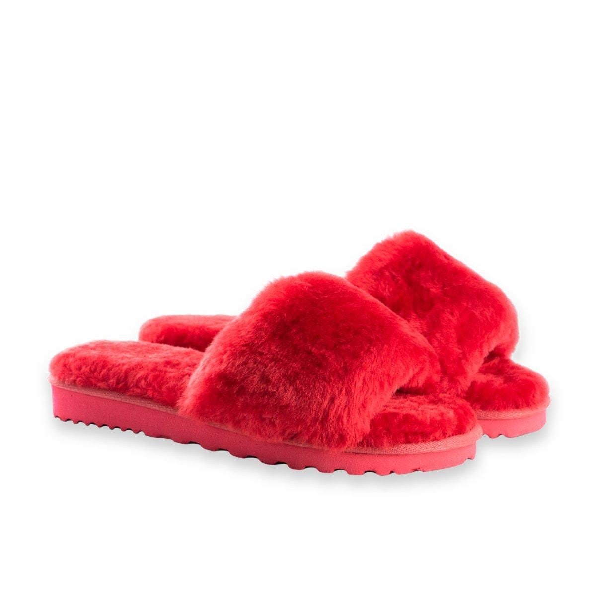 Aus Wooli Australia Sheepskin Fluff Slide Slippers image 2