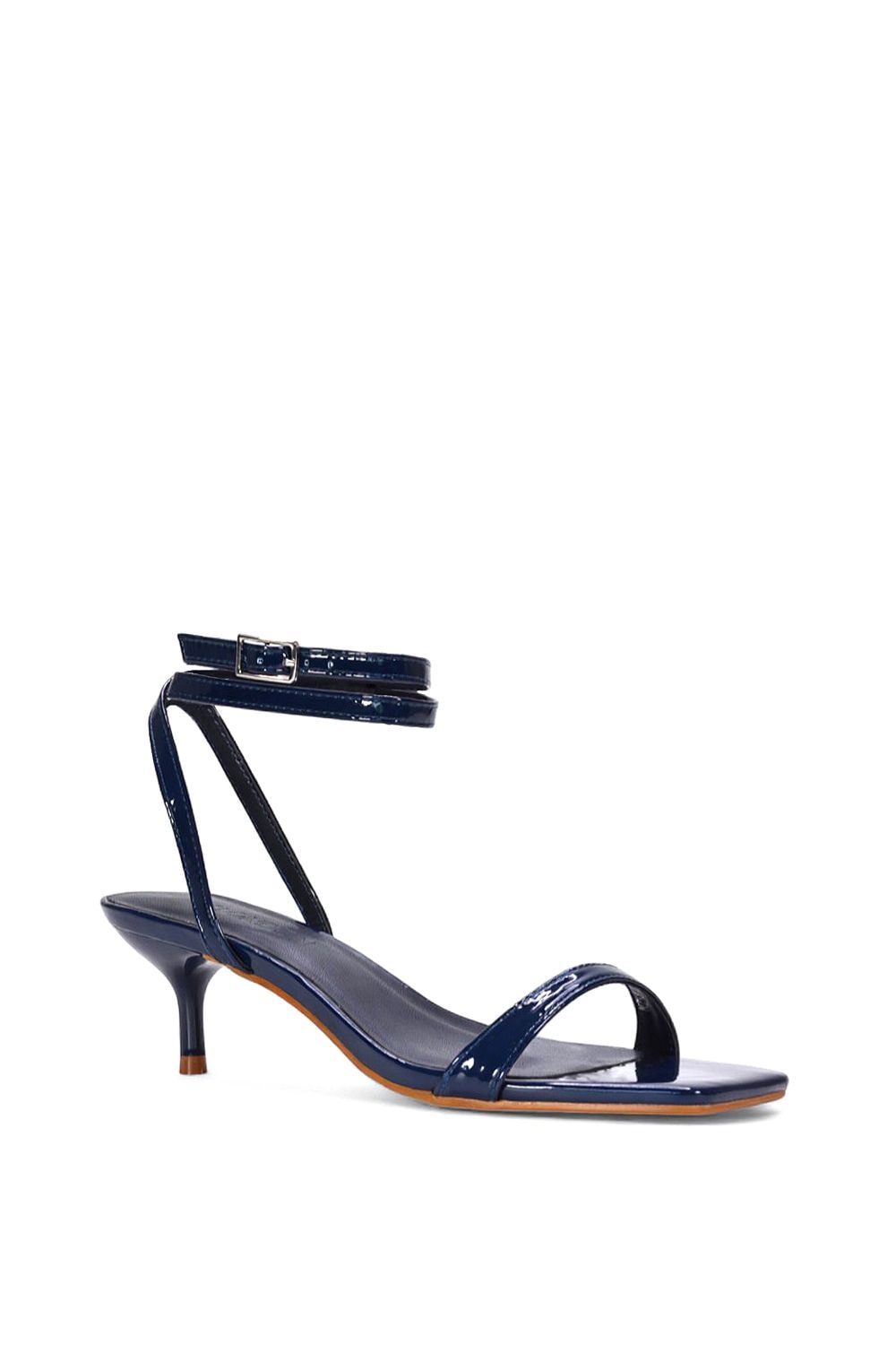 XY London 'Nikita' Strappy Low Kitten Heel Sandal Shoes image 2