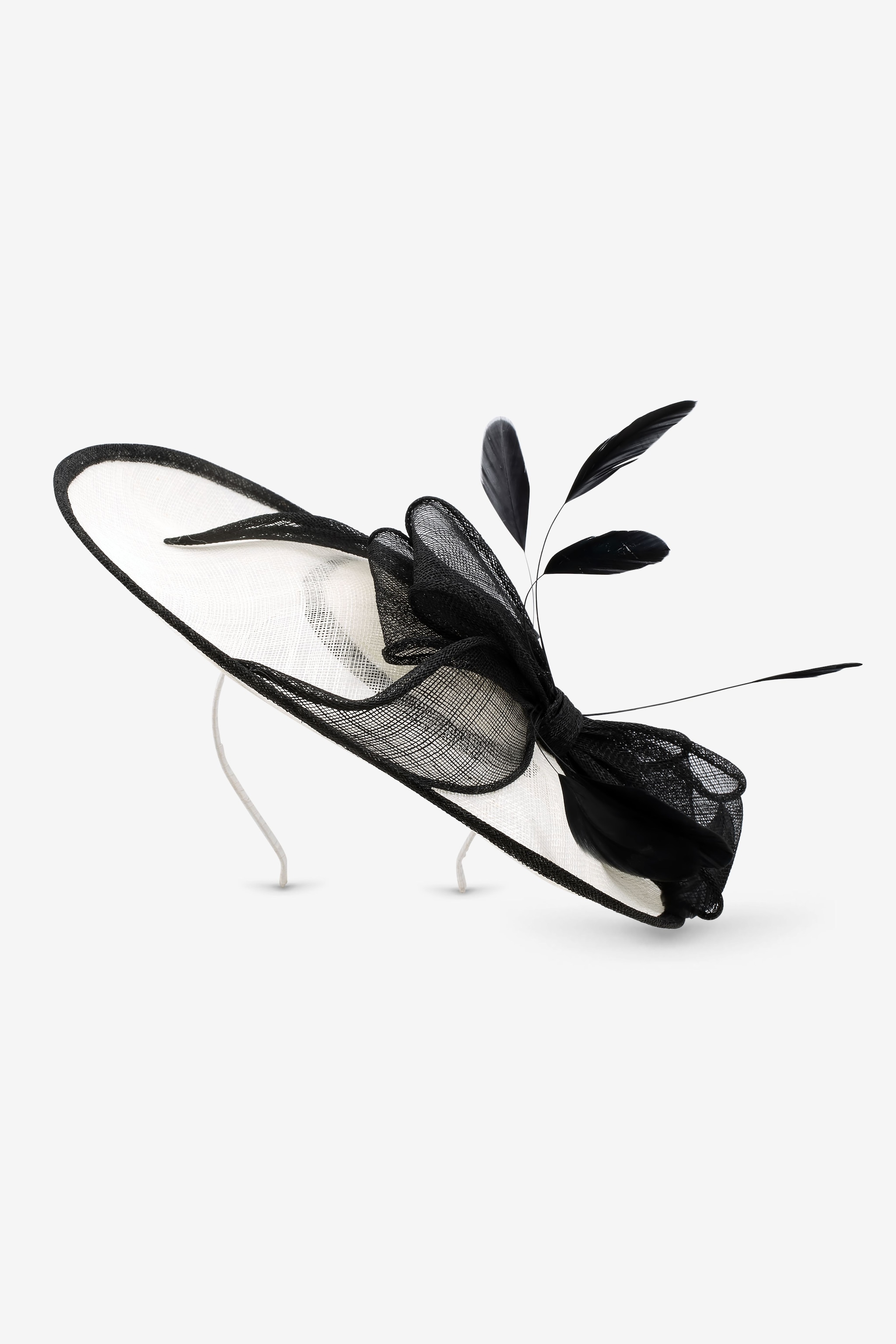 Jon Richard Mono Large Bow Hat Fascinator