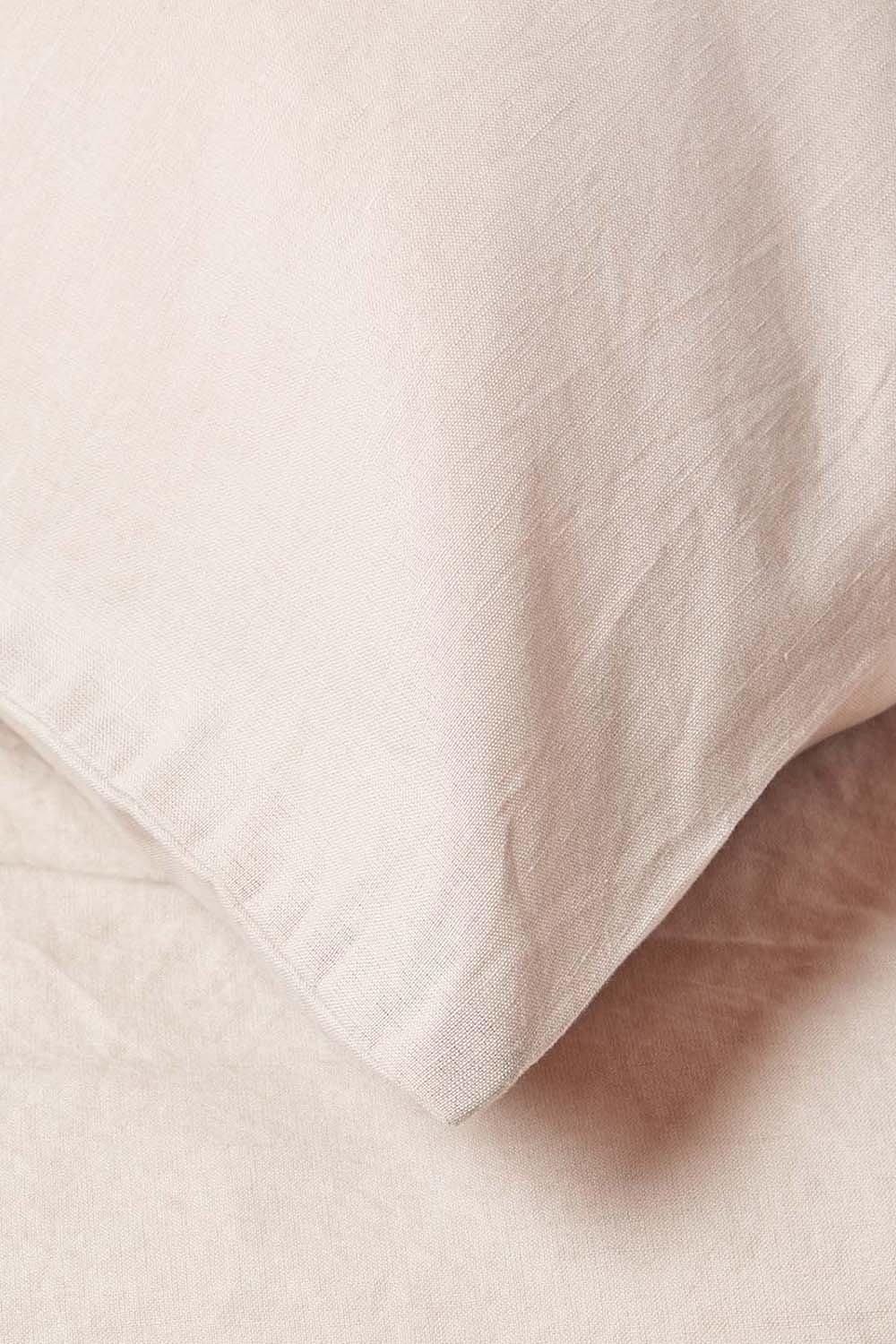 Homescapes Linen Housewife Pillowcase, Standard image 6