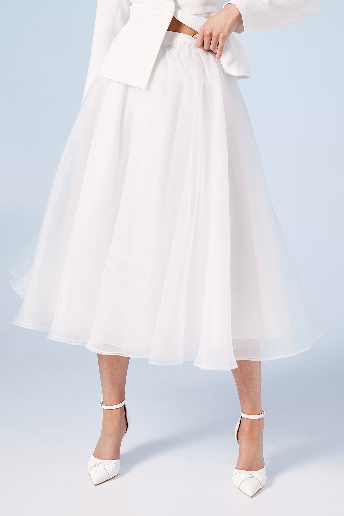 Coast Organza Bridal Skirt Ivory image 2