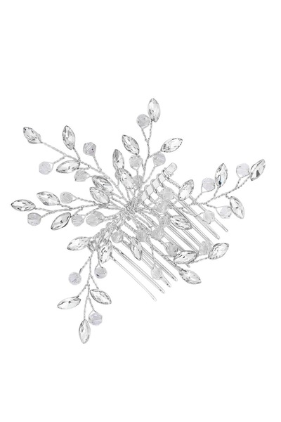 Jon Richard Bridal Crystal Spray Hair Comb - Gift Pouch