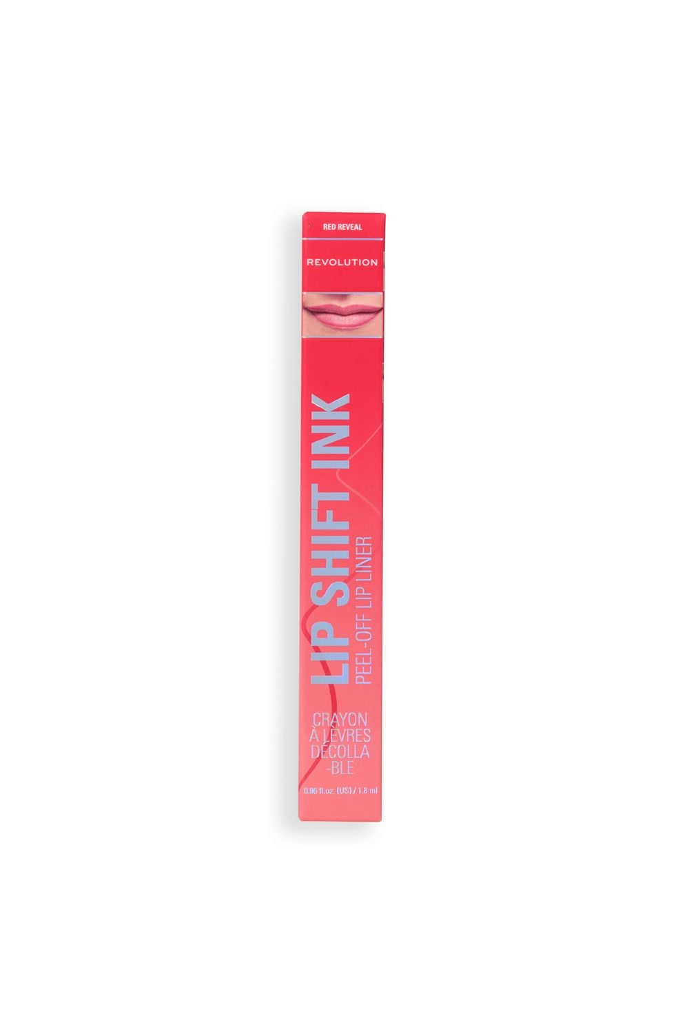 Revolution Lip Shift Ink Peel Off Lipliner Stain 1.8ml Red Reveal image 4