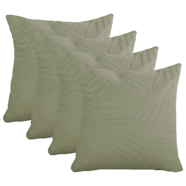 OHS 4 Pack Leaf Pinsonic Cushion Covers