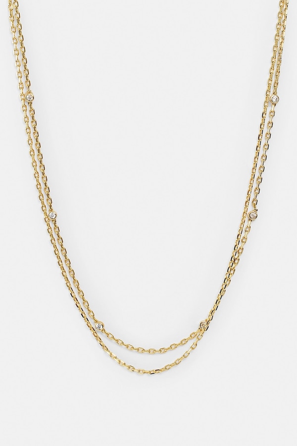 Cernucci Double Layer Ice Rolo Necklace - 5mm