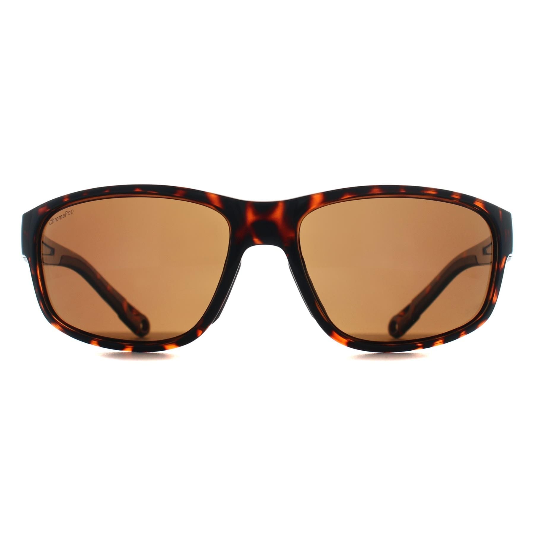 Smith Wrap Tortoise ChromaPop Polarized Brown Redding 2