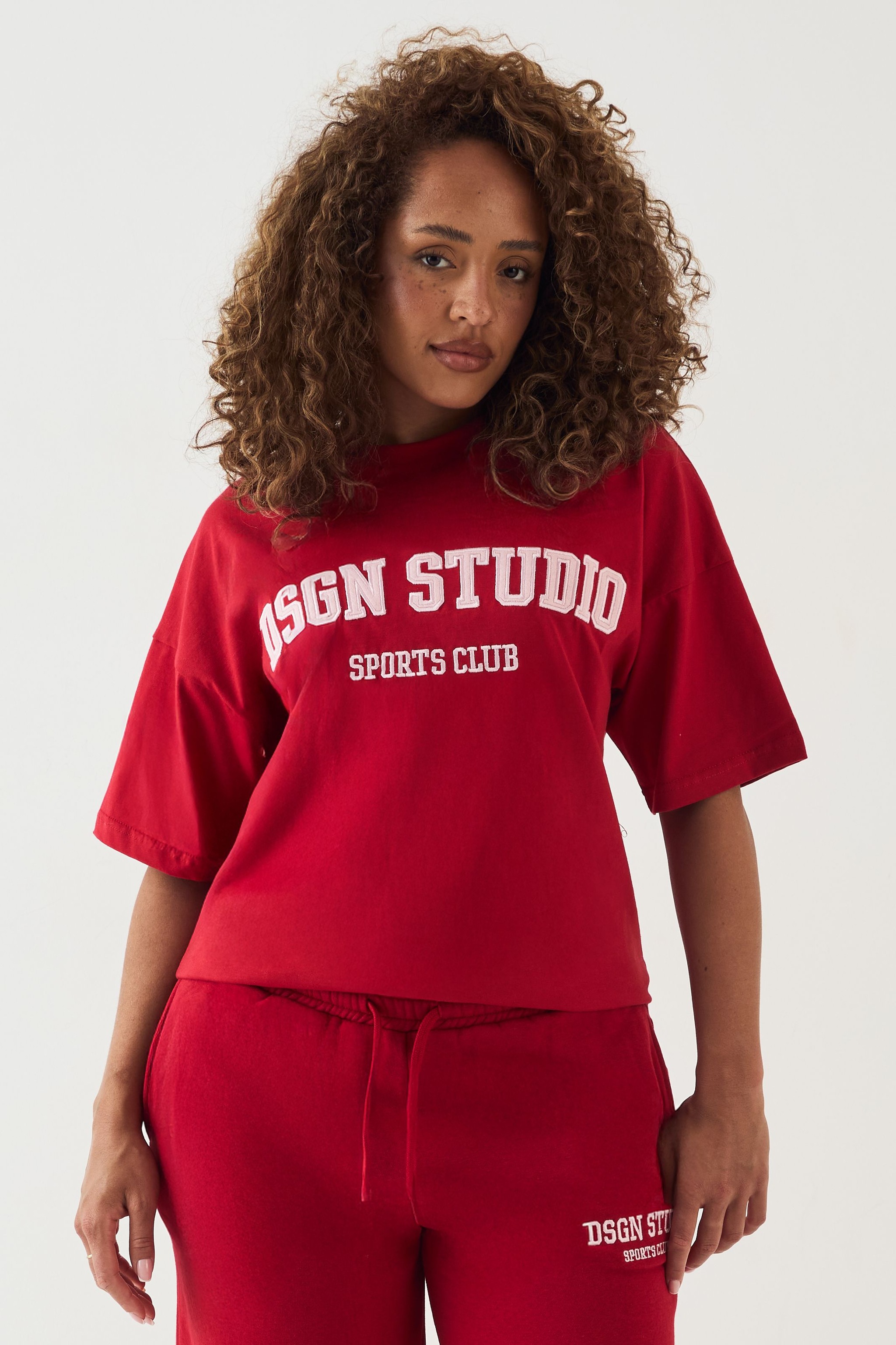 DSGN Studio DSGN Studio Oversized Tee Red
