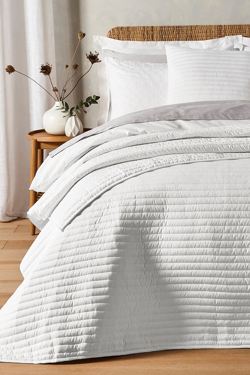 Bianca 'Quilted Lines' Bedspread image 1