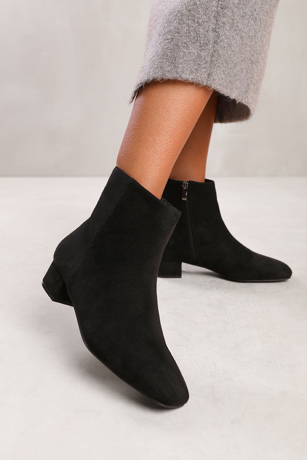 Where's That From 'Odetta' Low Block Heel Ankle Boot With Side Zip image 4
