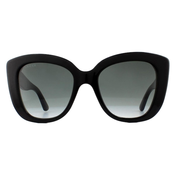 Gucci Cat Eye Black Grey Gradient Sunglasses