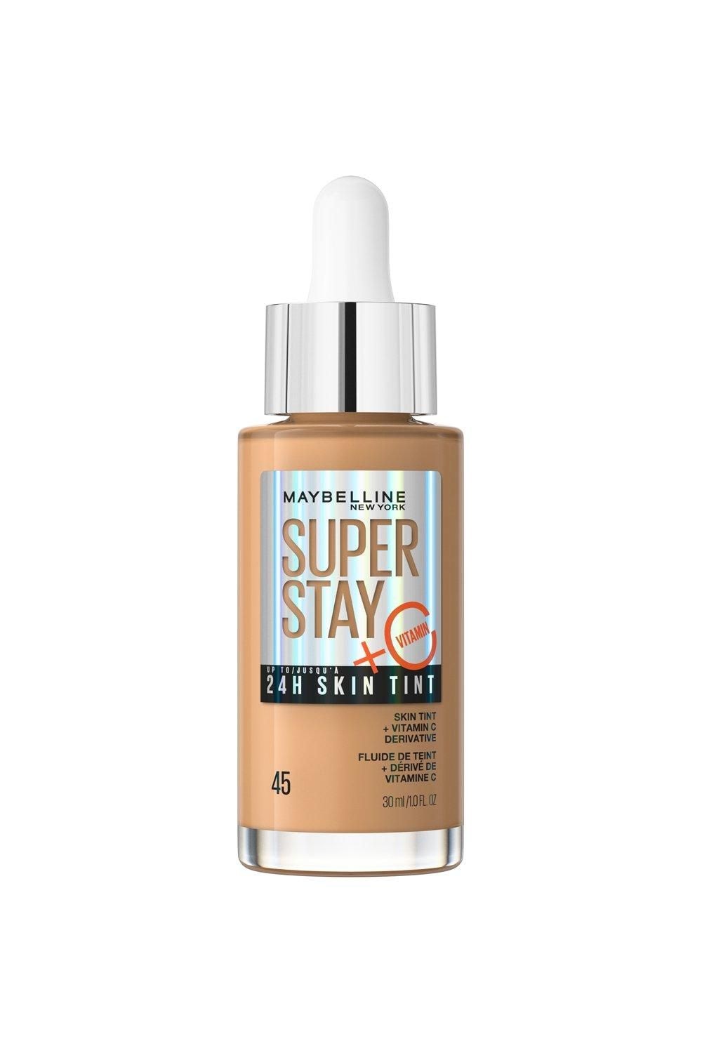 Maybelline Super Stay up to 24H Skin Tint Foundation + Vitamin C 45 image 1