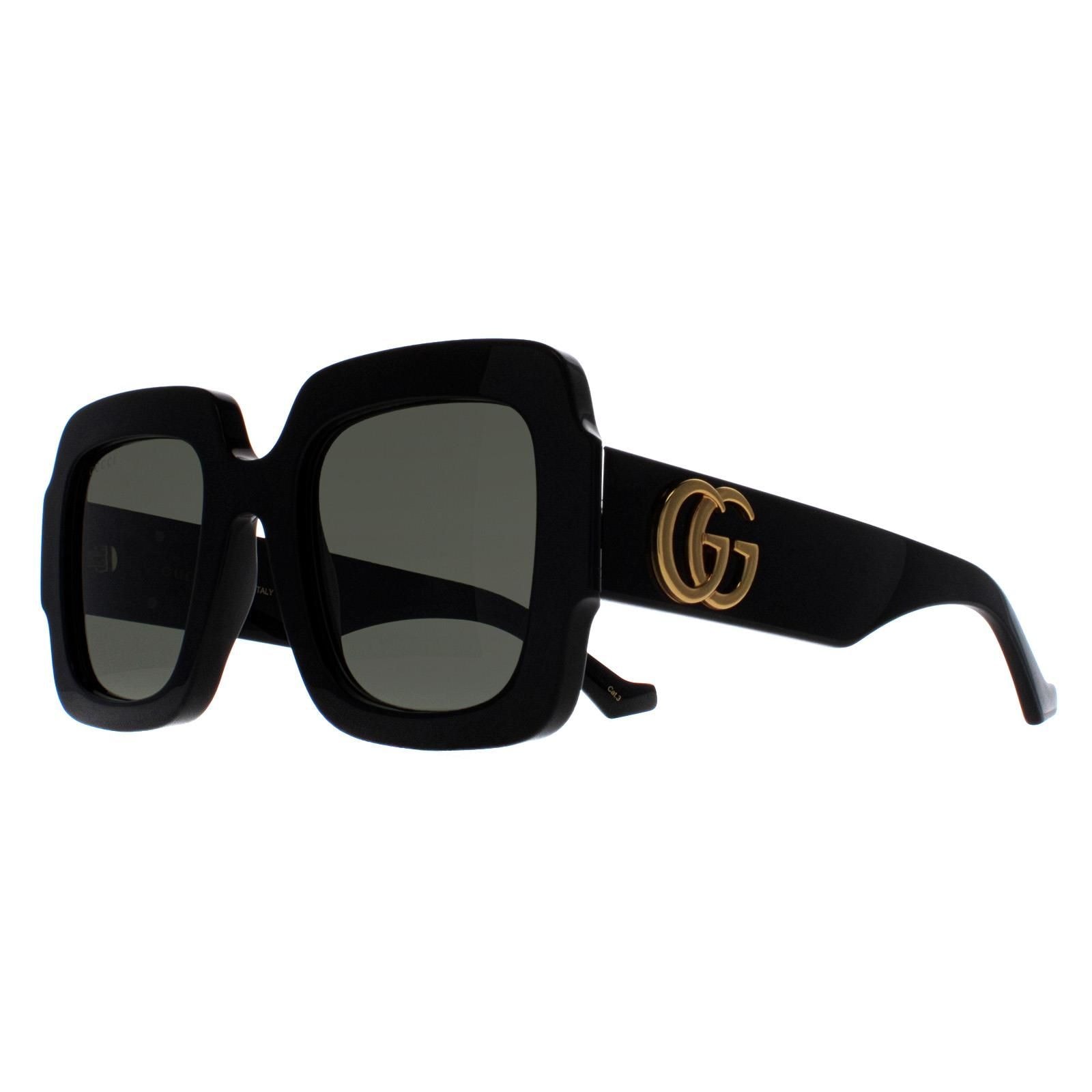Gucci Square Black Grey GG1547S image 3