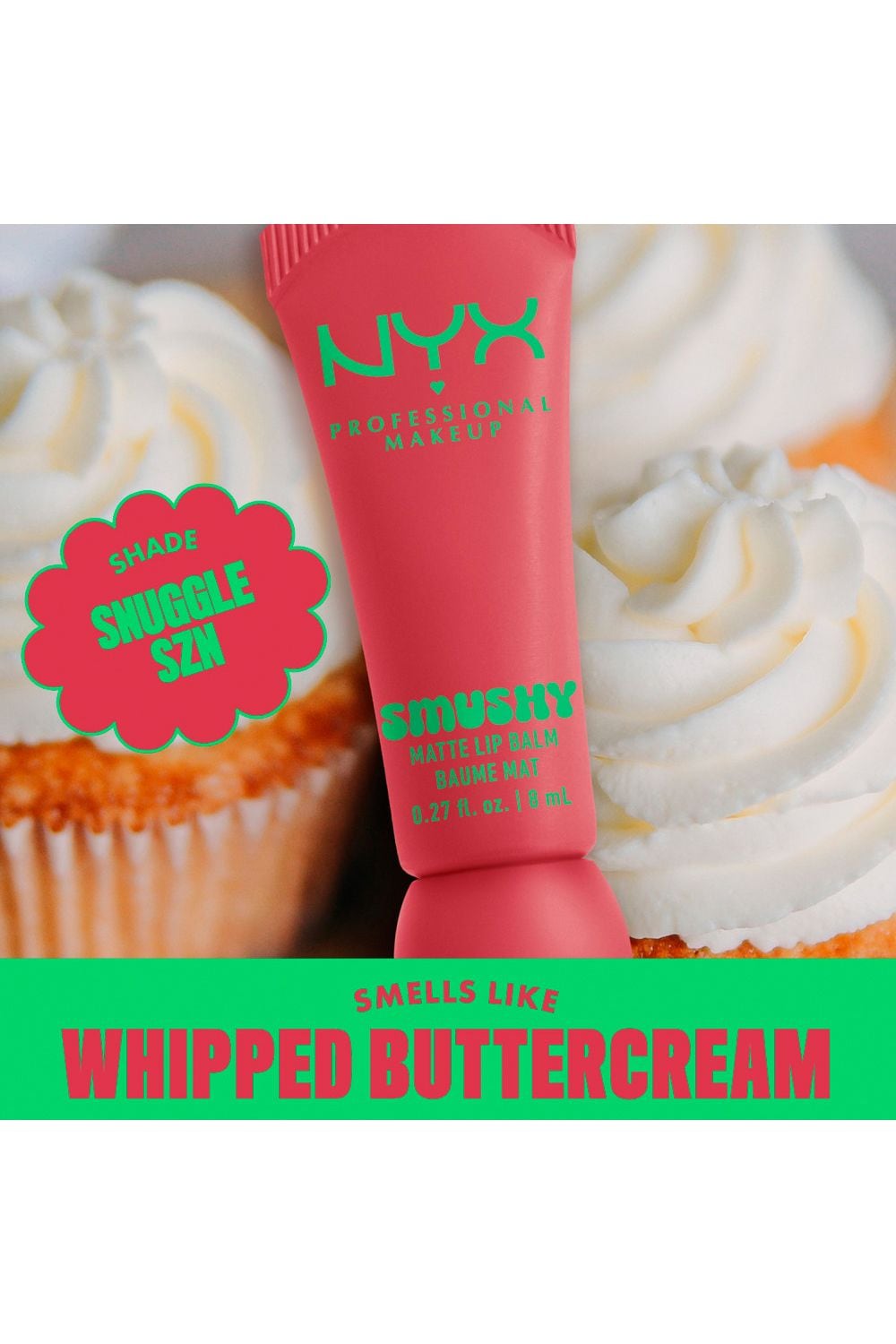 NYX Professional Makeup Smushy Matte Lip Balm 8ml Snuggle Szn image 5