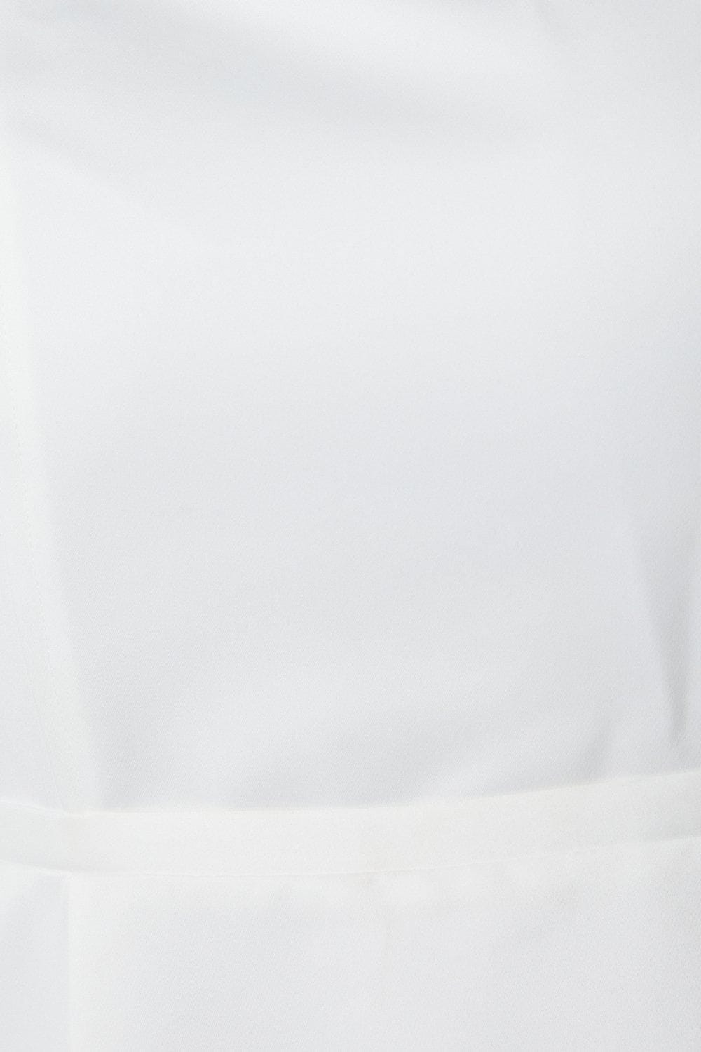 Coast Plus Size Structured Satin Full Skirt Wedding Dress Ivory image 5