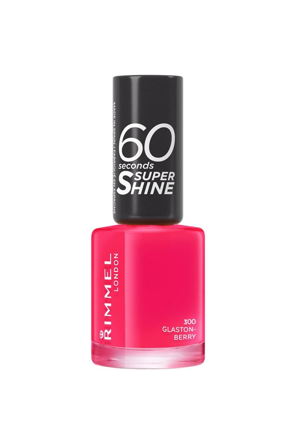 Rimmel London 60 Seconds Super Shine Nail Polish Glaston Berry image 1