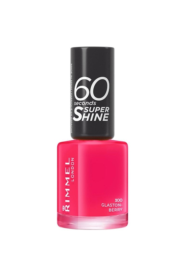 Rimmel London 60 Seconds Super Shine Nail Polish Glaston Berry