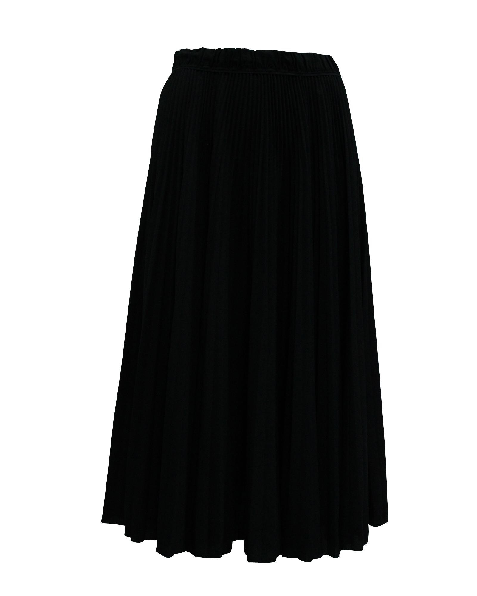 Marc Jacobs Preloved Pleated Midi Skirt ALine Wo - Black image 1