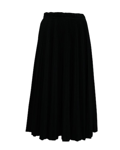 Marc Jacobs Preloved Pleated Midi Skirt ALine Wo - Black
