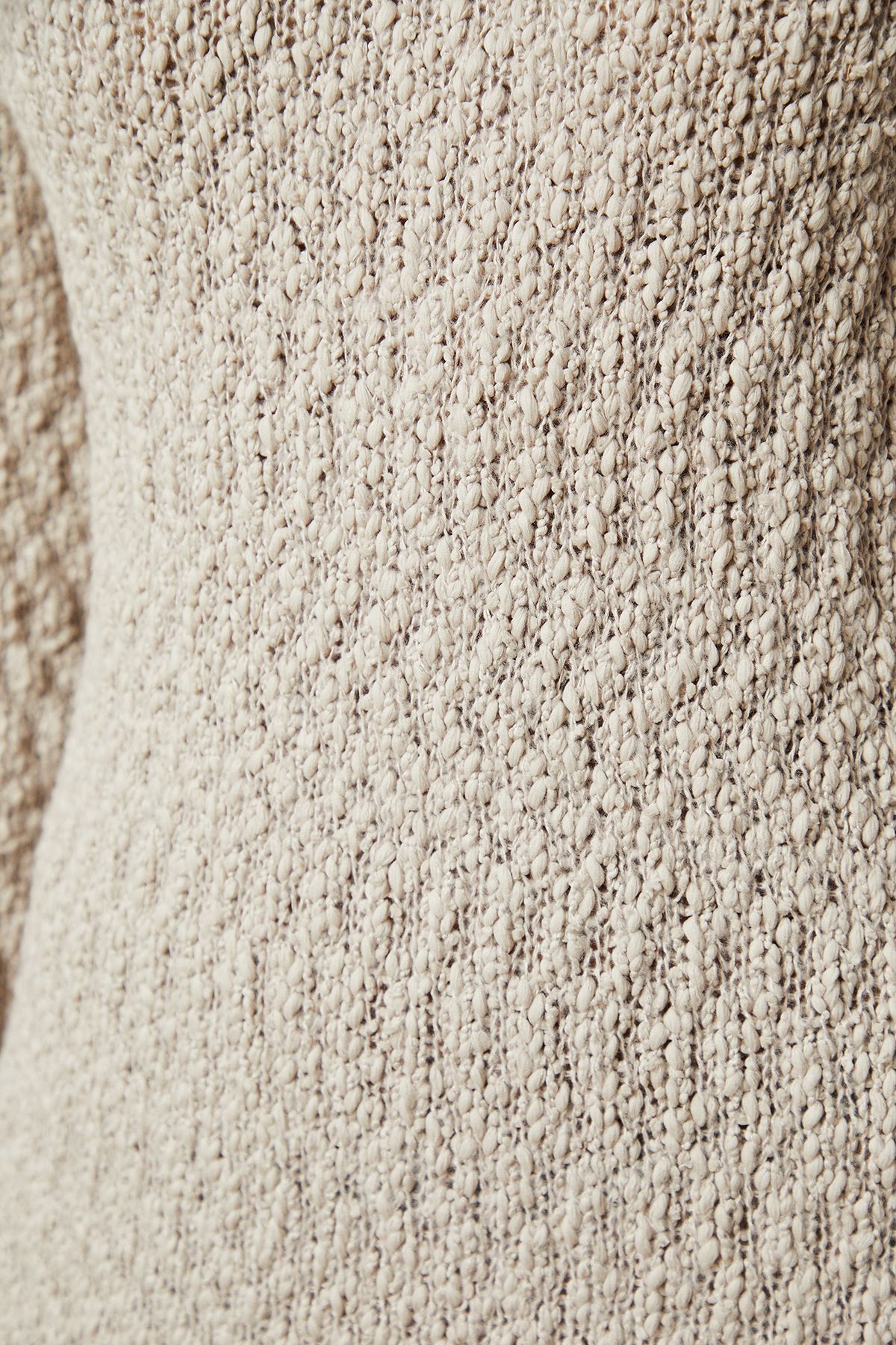 Oasis Boucle Cosy Knitted Midi Dress Ecru image 5