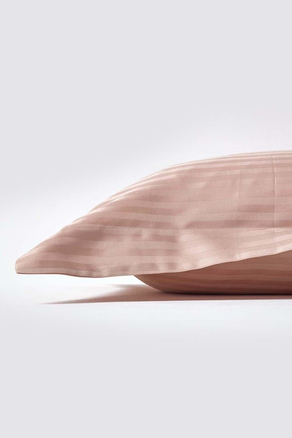 Homescapes Egyptian Cotton Satin Stripe Oxford Pillowcase 330 TC image 2