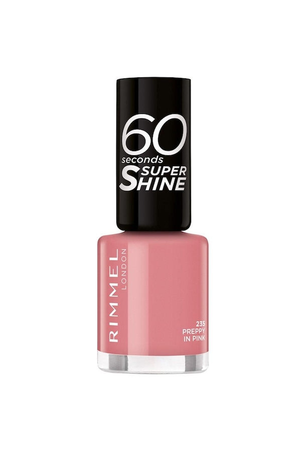 Rimmel London 60 Seconds Super Shine Nail Polish Preppy In Pink