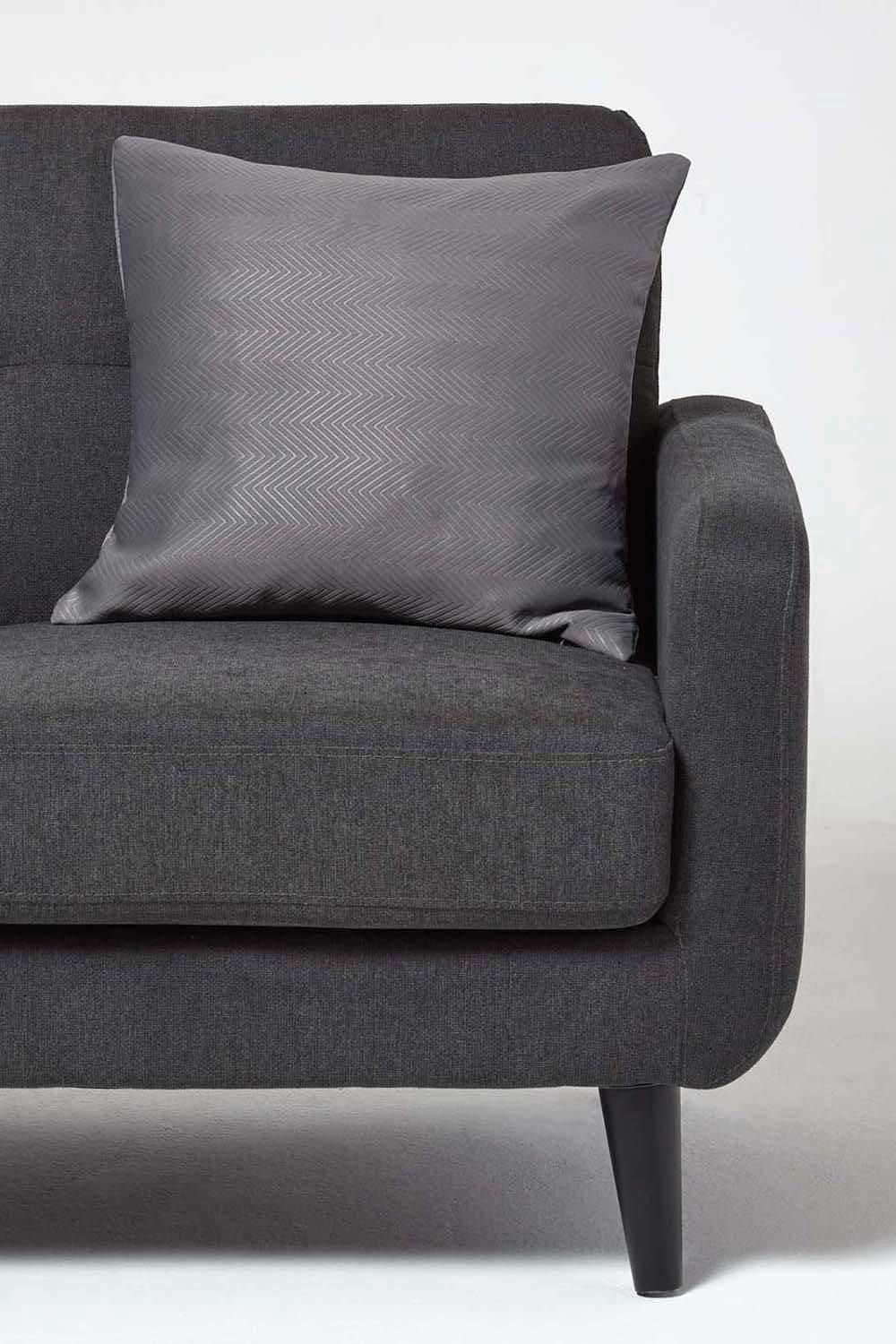 Homescapes Herringbone Cushion Cover image 2