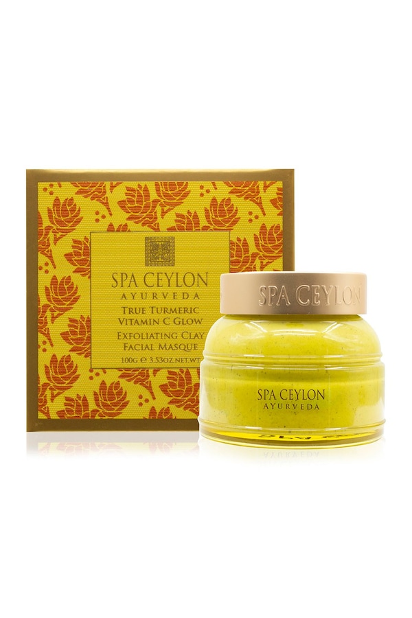 Spa Ceylon True Turmeric - Vitamin C Glow - Exfoliating Clay Facial Masque -100g