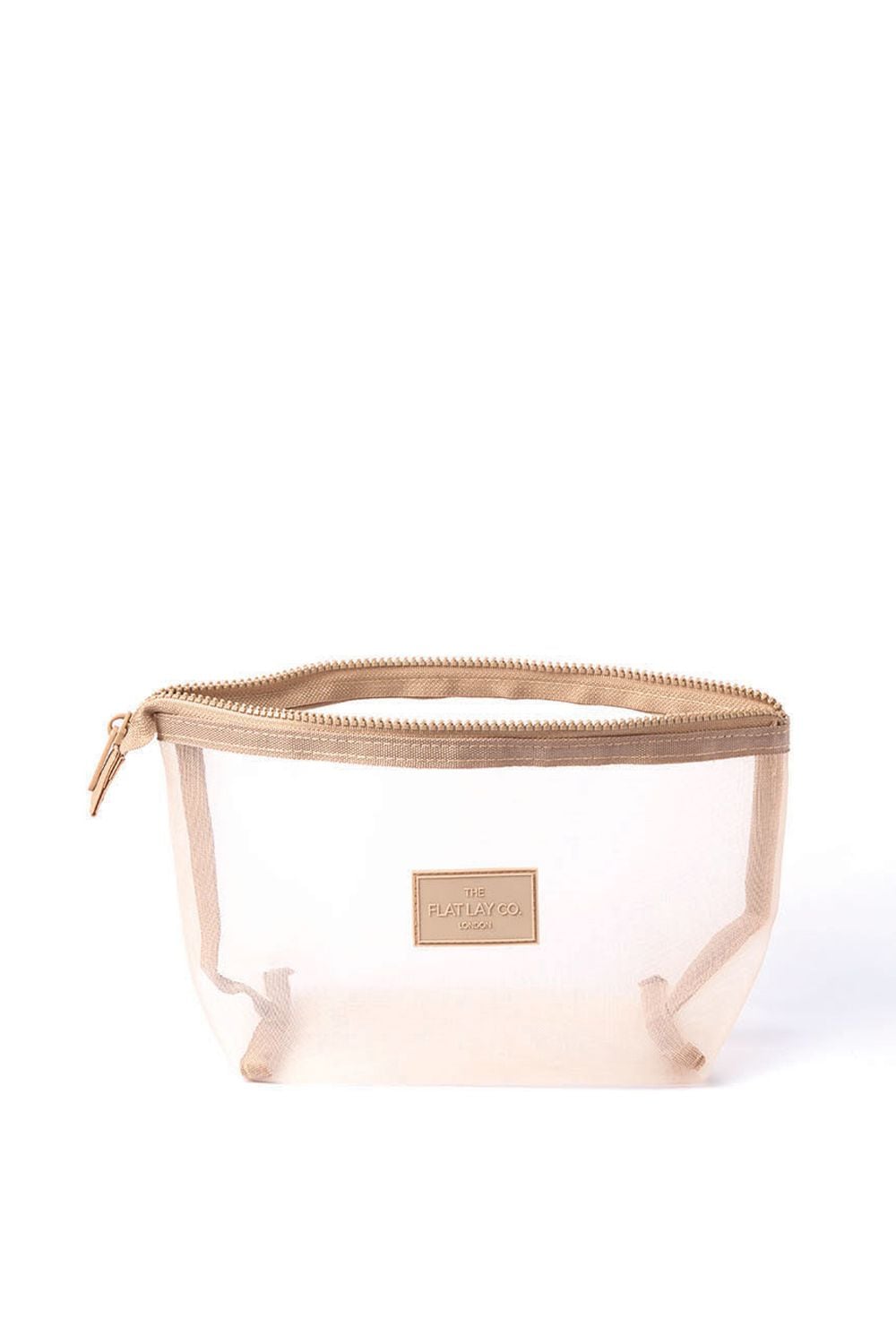 The Flat Lay Co Mesh Essential Makeup Pouch - Taupe Multi image 2