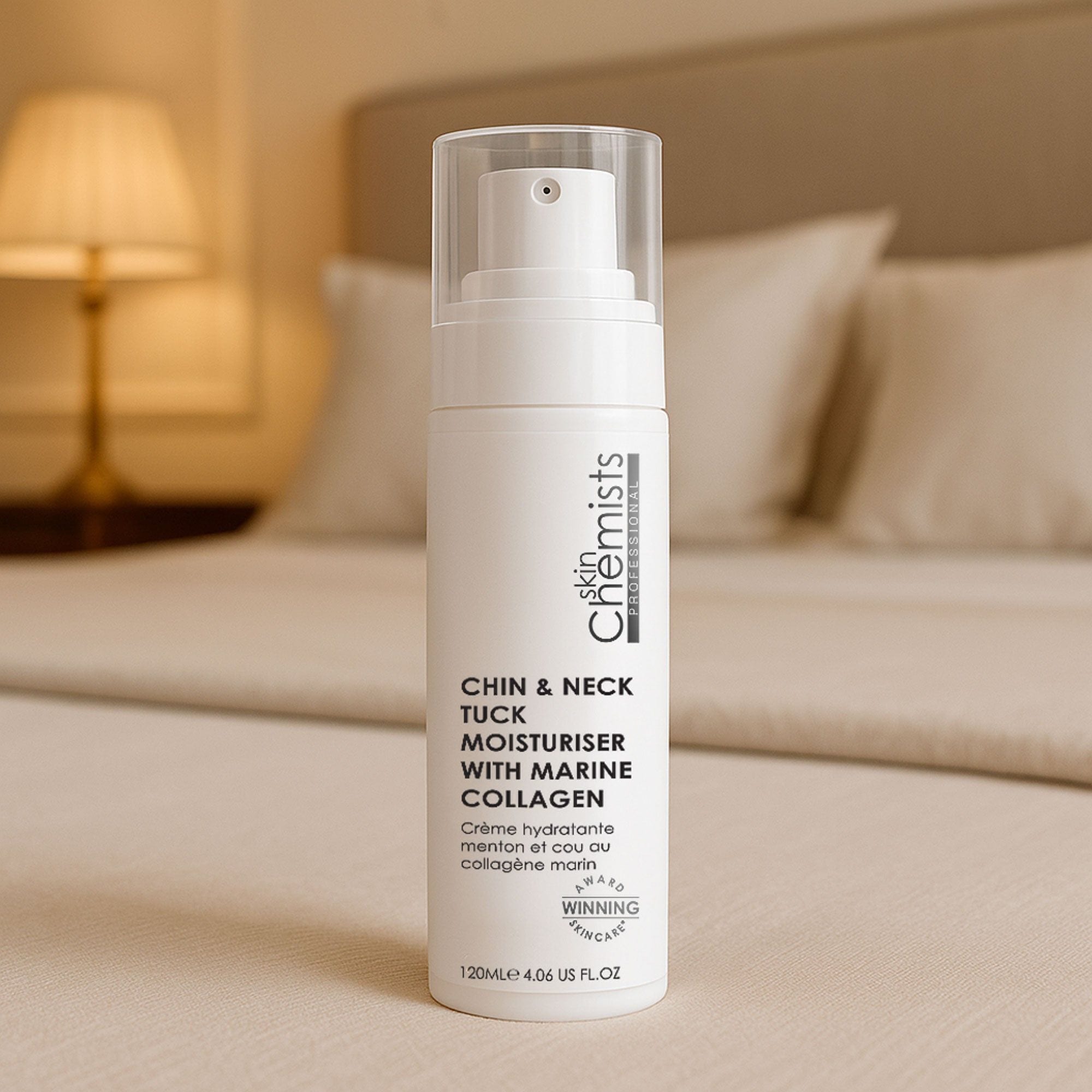 skinChemists professional Chin & Neck Tuck Moisturiser with Marine Collagen 120ml image 4