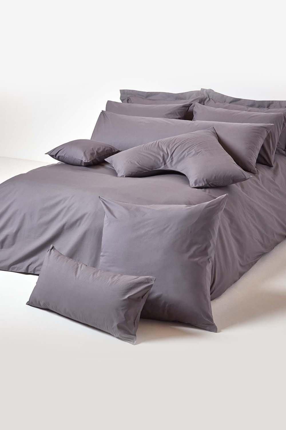 Homescapes Egyptian Cotton Oxford Pillowcase 200 TC, King Size image 5