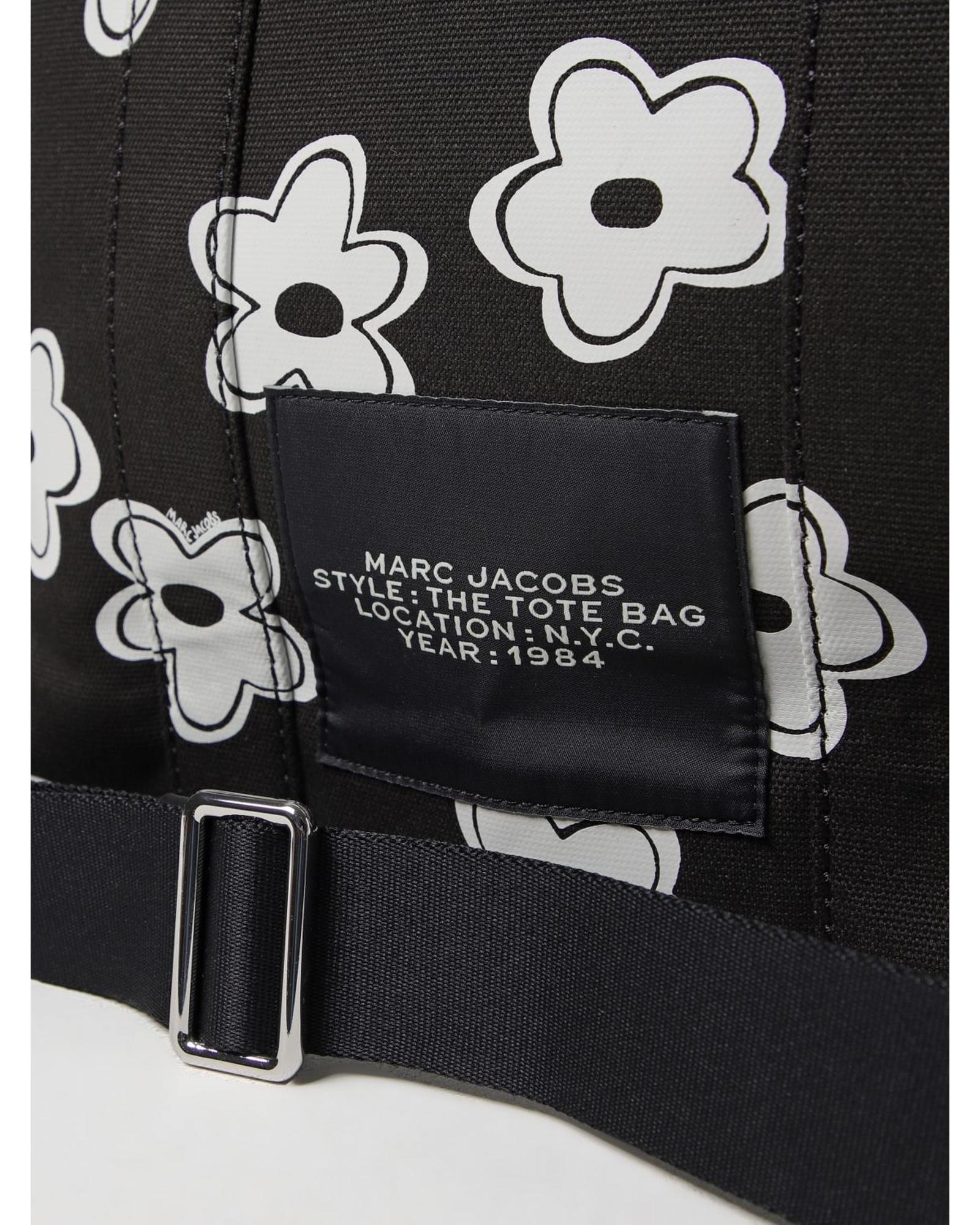 Marc Jacobs Daisy Print Tote Bag Wo - Black image 3