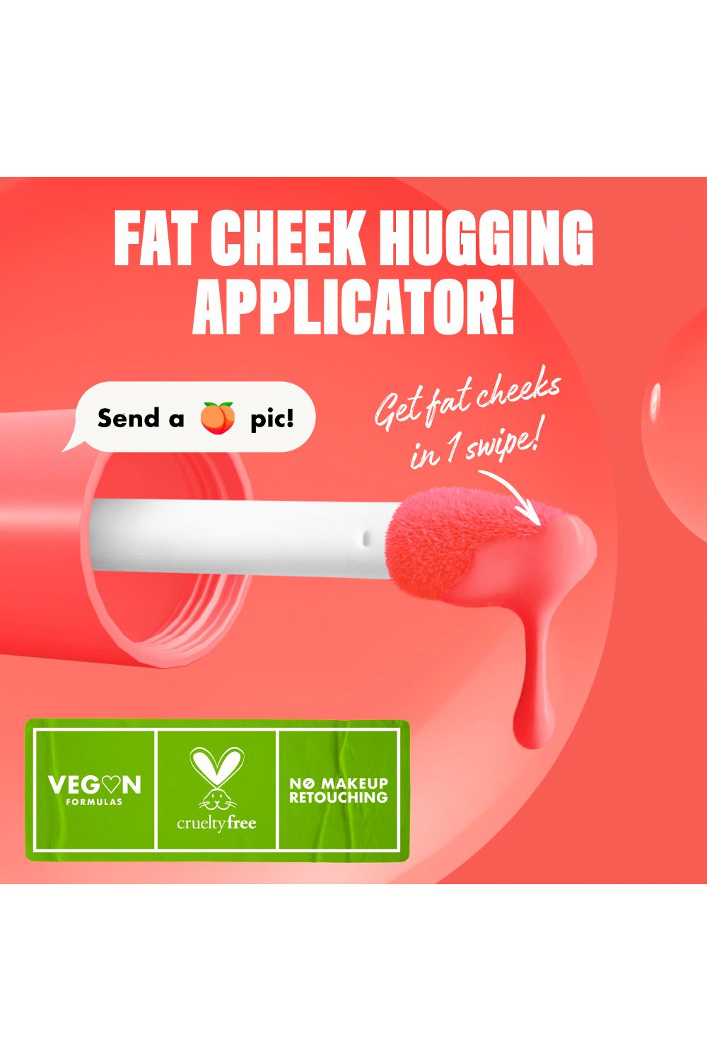 NYX Professional Makeup Fat Cheeks Blush 8ml Papaya Plump image 2