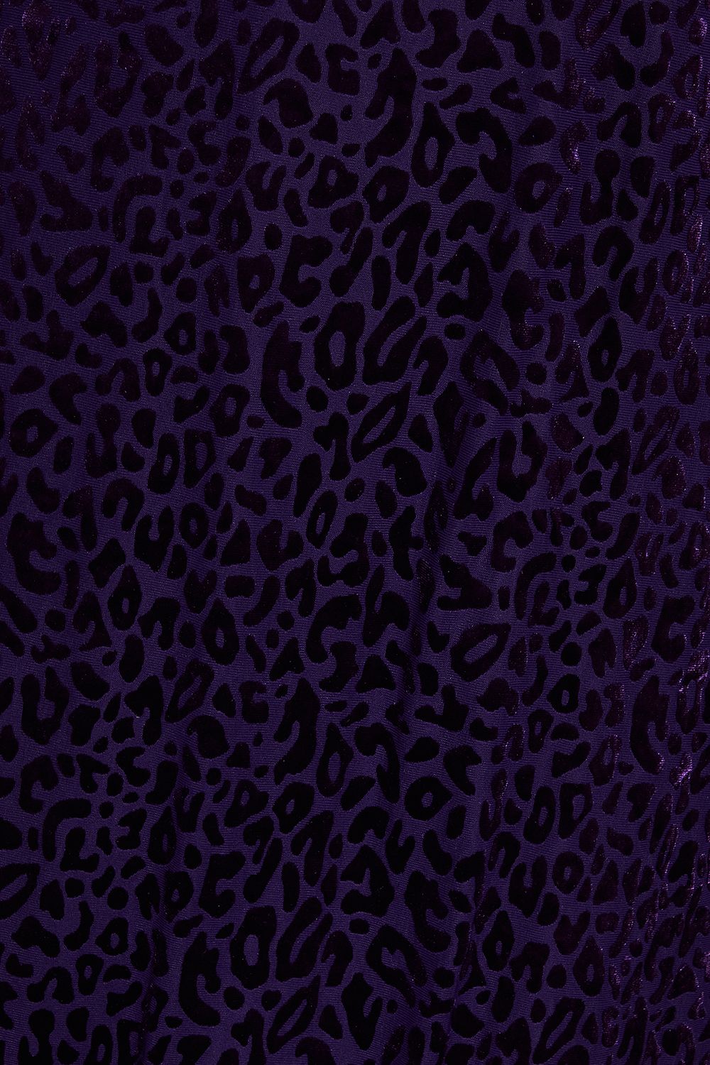 Dorothy Perkins Leopard Burnout Long Sleeve Midi Dress Purple image 5