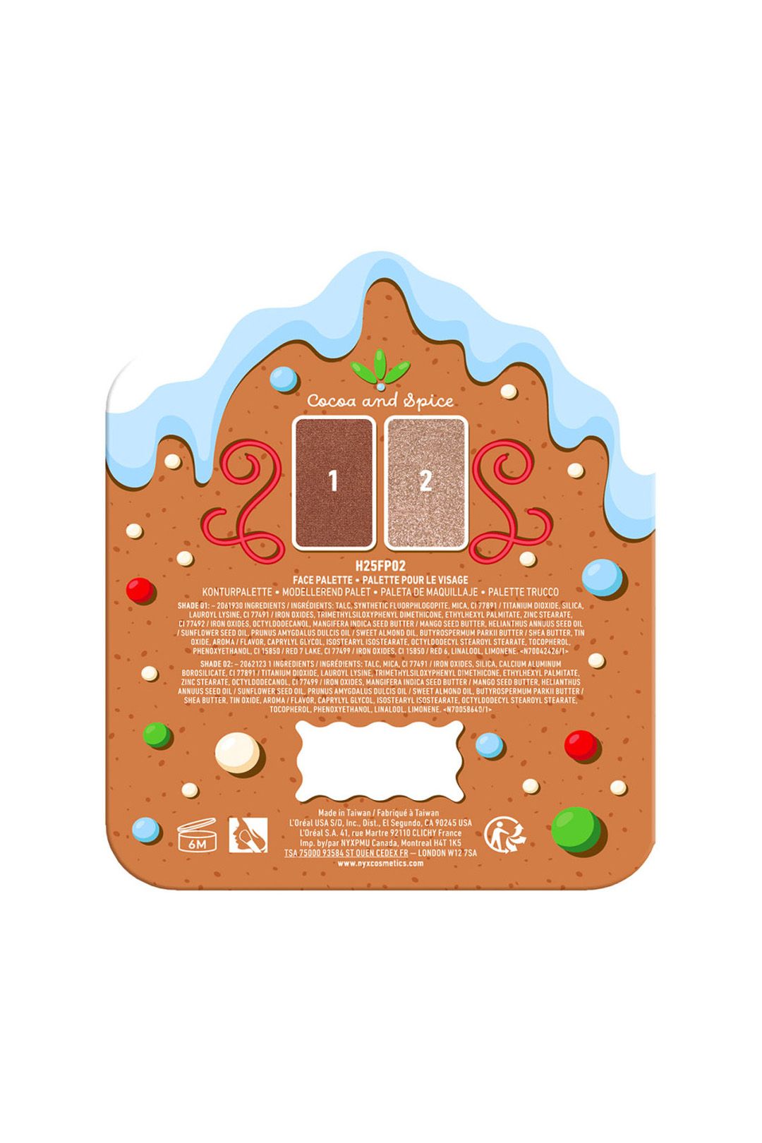 NYX Professional Makeup Buttermelt Face Palette, Blush & Highlighter Duo - Deep Multi image 5