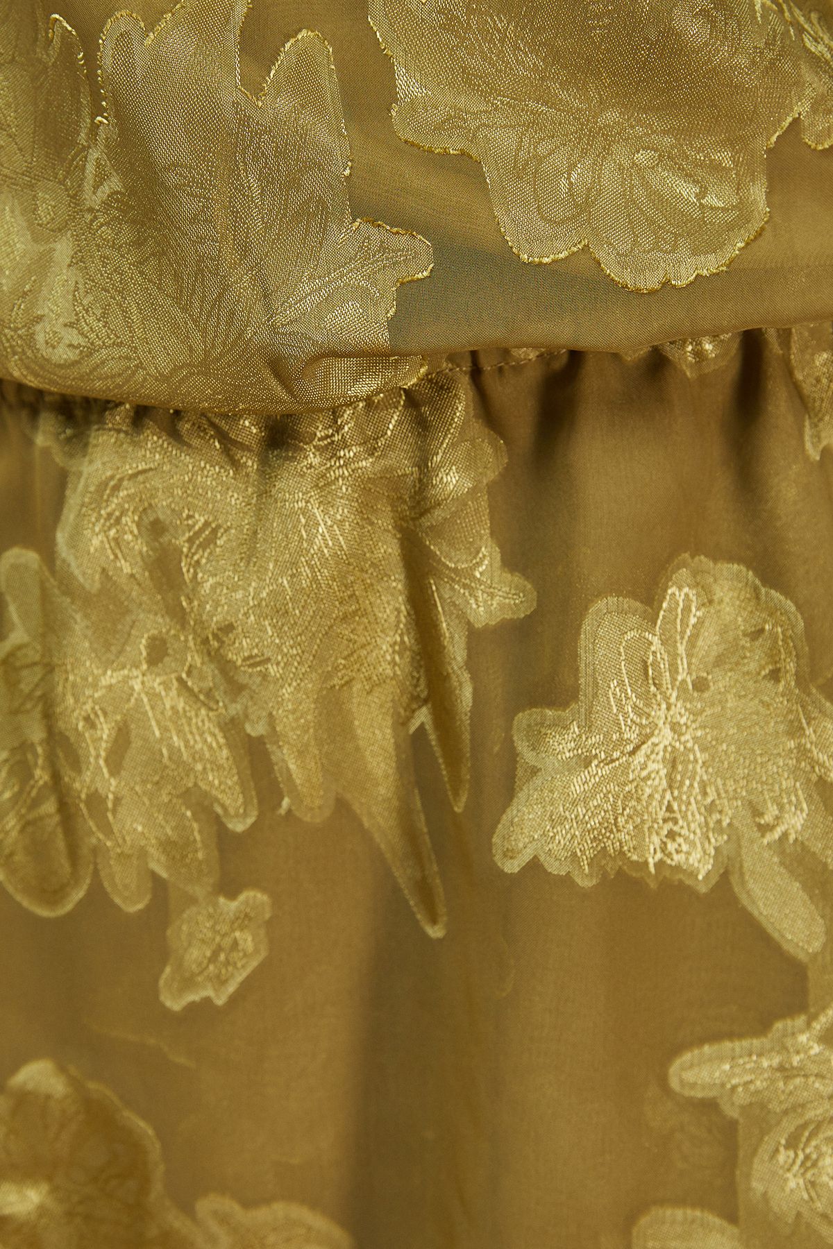 Oasis Boho Tie Sleeve Mini Dress Olive image 5