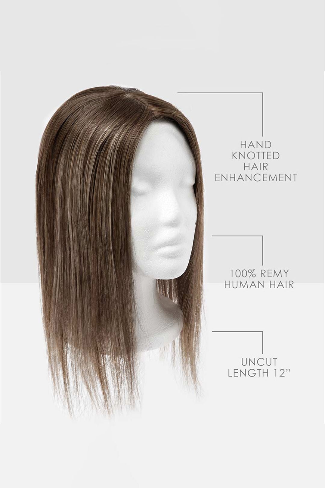 Beauty Works Beauty Works custom clip-in Fringe Topper 55g Sorrento image 3