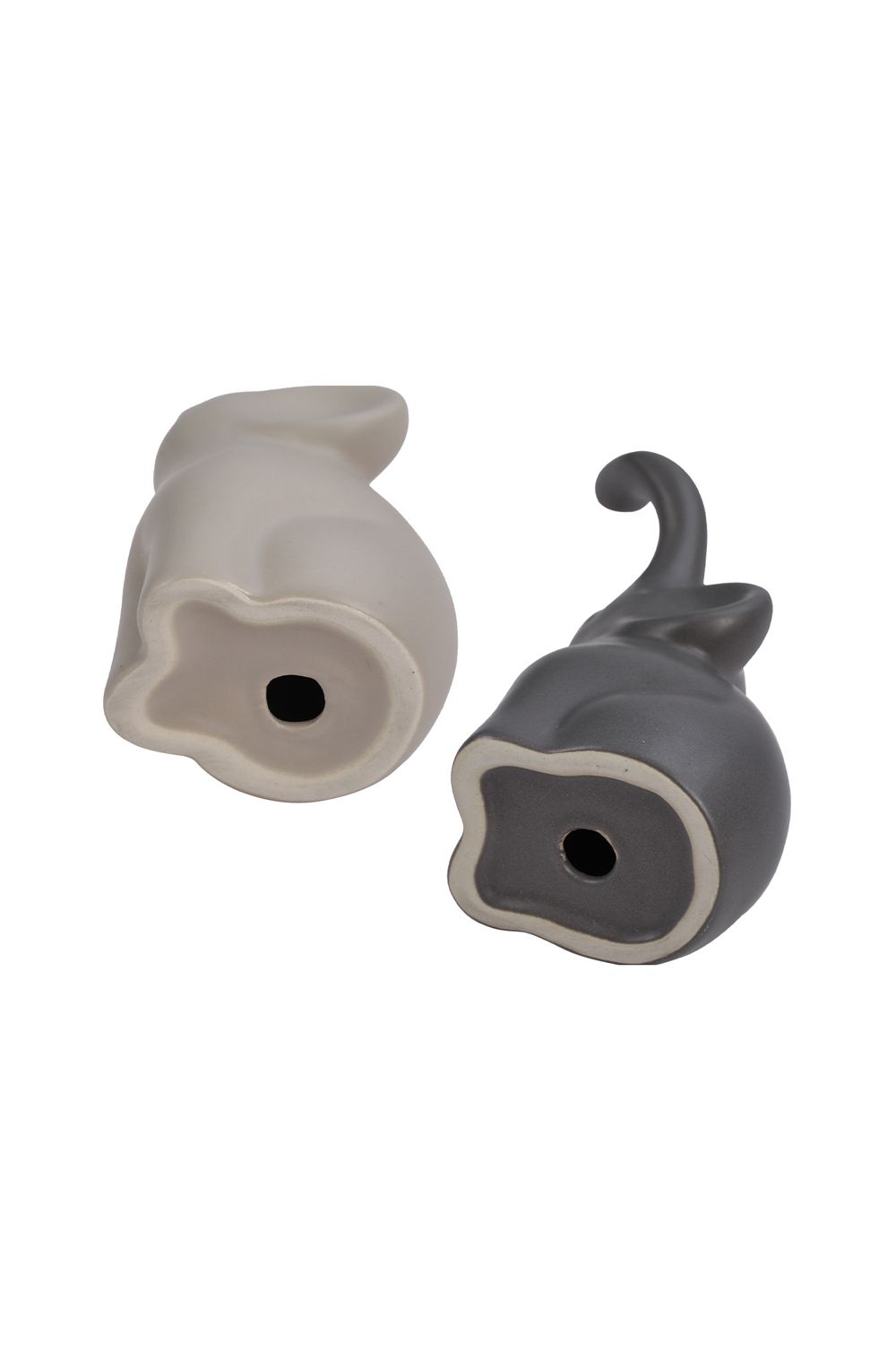 Living and Home Set of 2 Ceramic Couple Elephant Statue Figurine Ornaments image 5