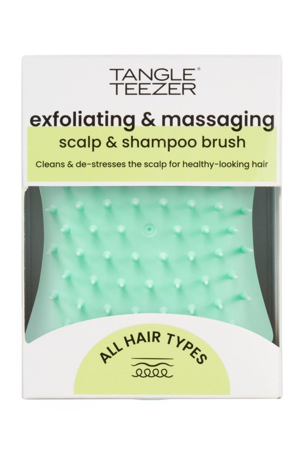 Tangle Teezer The Scalp Exfoliator & Massager - Mint Green Whisper Green image 3