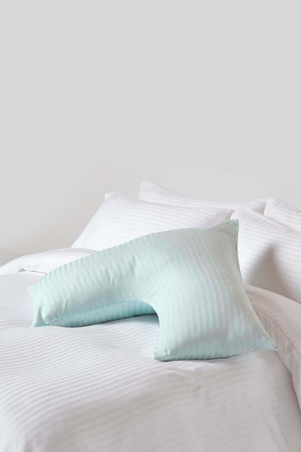 Homescapes Egyptian Cotton Super Soft V Shaped Pillowcase 330 TC image 2