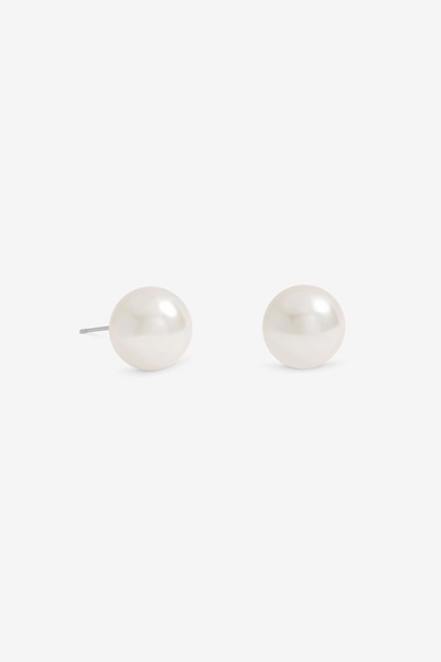 Jon Richard Cream Large Pearl Earrings
