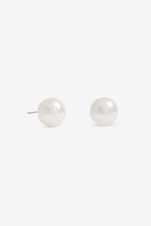 Jon Richard Cream Large Pearl Earrings