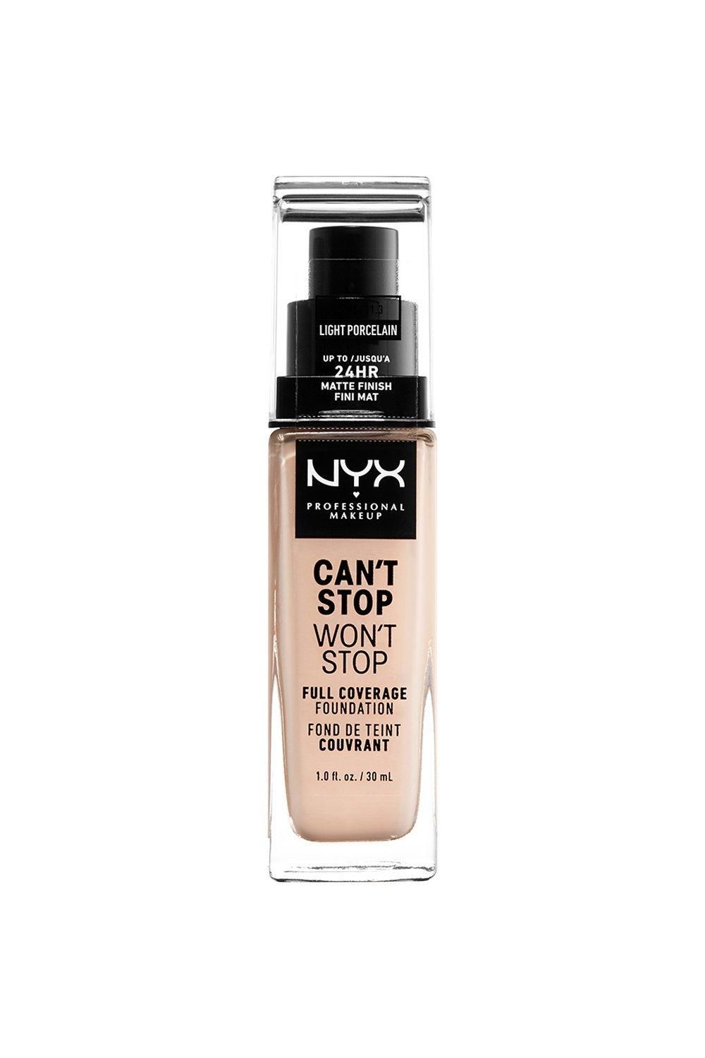 NYX Professional Makeup Can't Stop Won't Stop Full Coverage Foundation Light Porcelain image 1