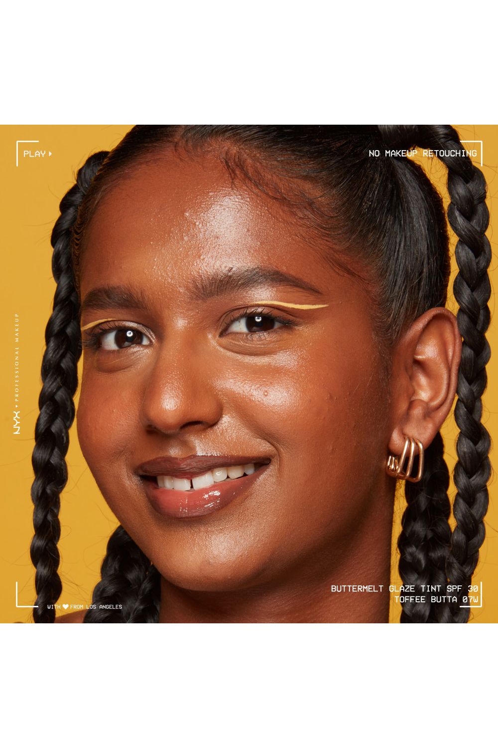 NYX Professional Makeup Buttermelt Glaze Soft Glow Skin Tint + SPF/FPS 30 30ml Toffee Butta image 4