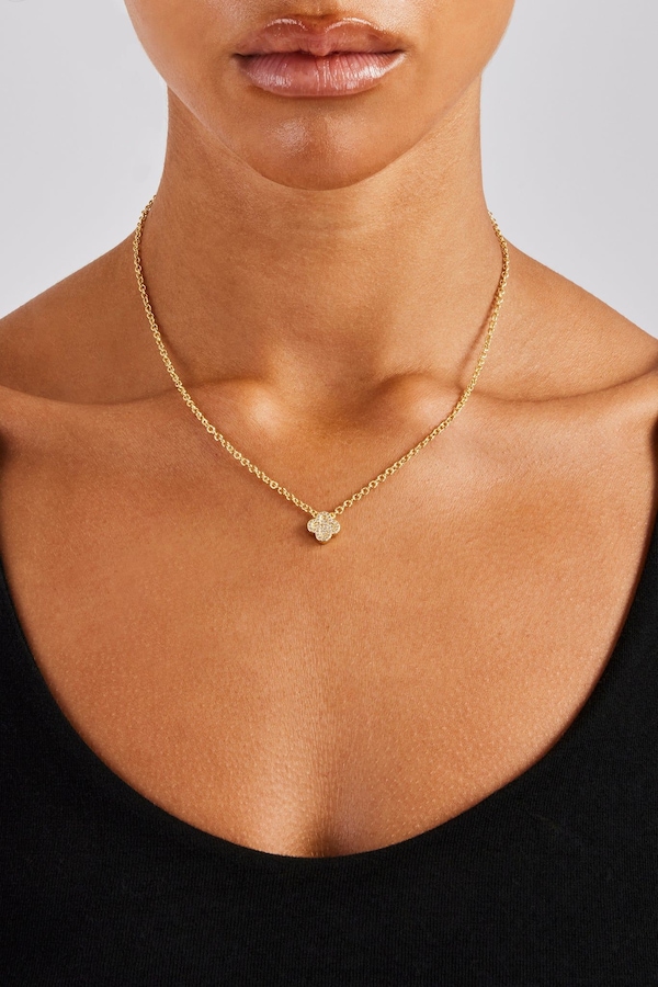 Cernucci Iced Motif Necklace - 10mm