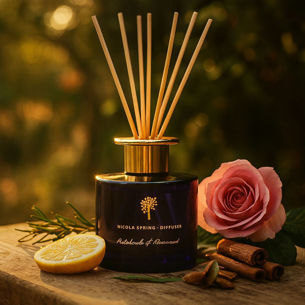 Nicola Spring Patchouli & Rosewood Candle & Diffuser Set - 350g Jar + 200ml Diffuser image 3
