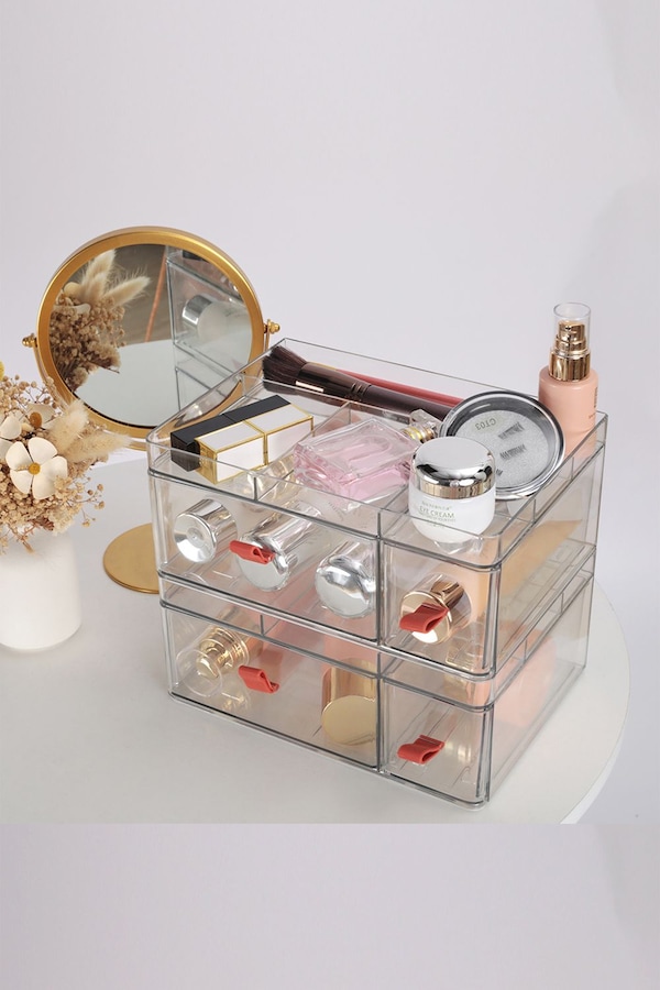 Living and Home Make-Up Cosmetic Organiser Dressing Table Storage Vanity Box