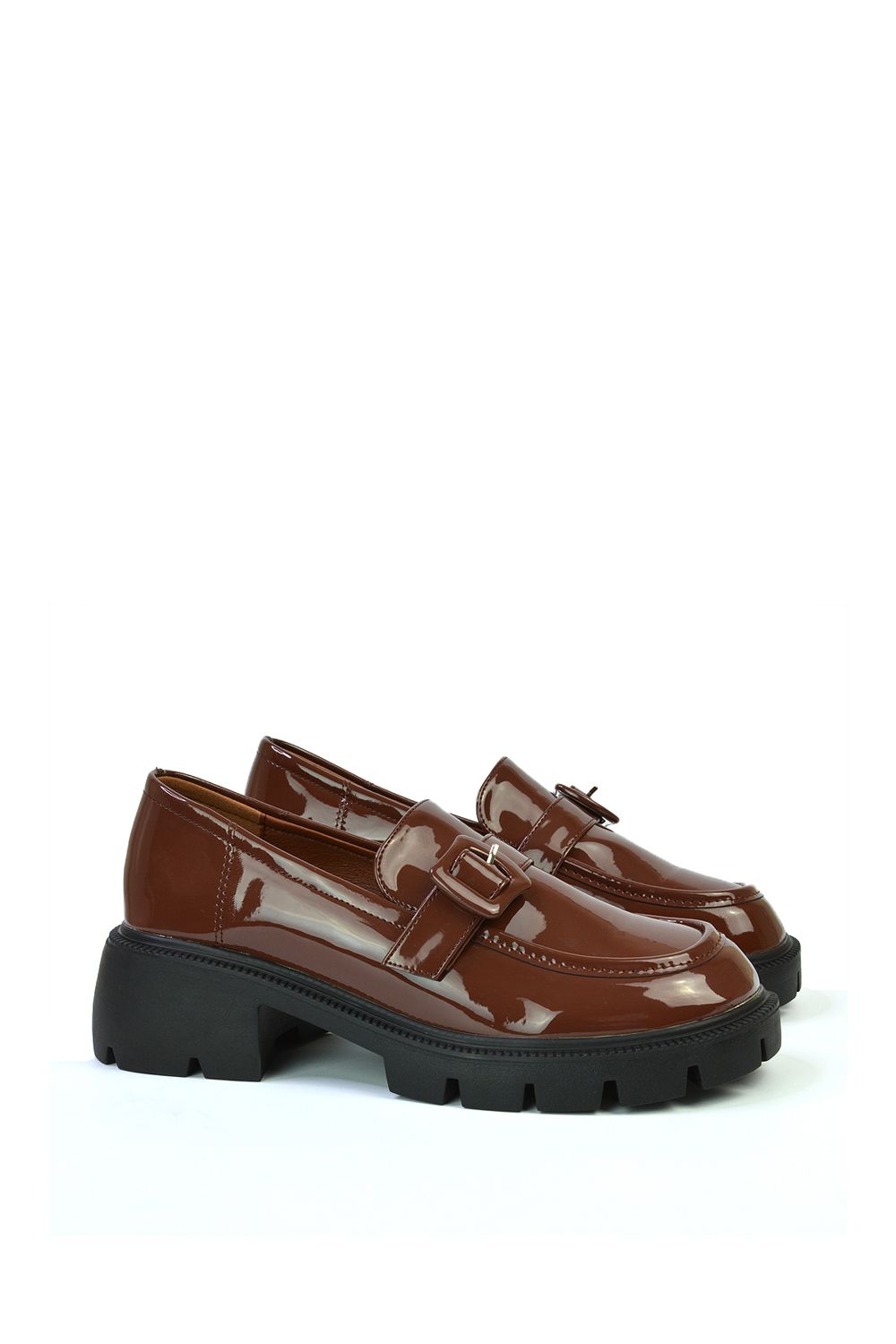 XY London 'Adelaide' Chunky Platform Block Heel Loafers image 2