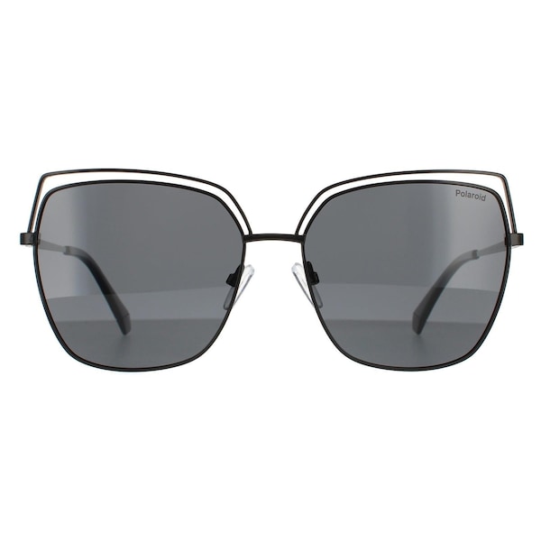 Polaroid Square Black  Grey Polarized